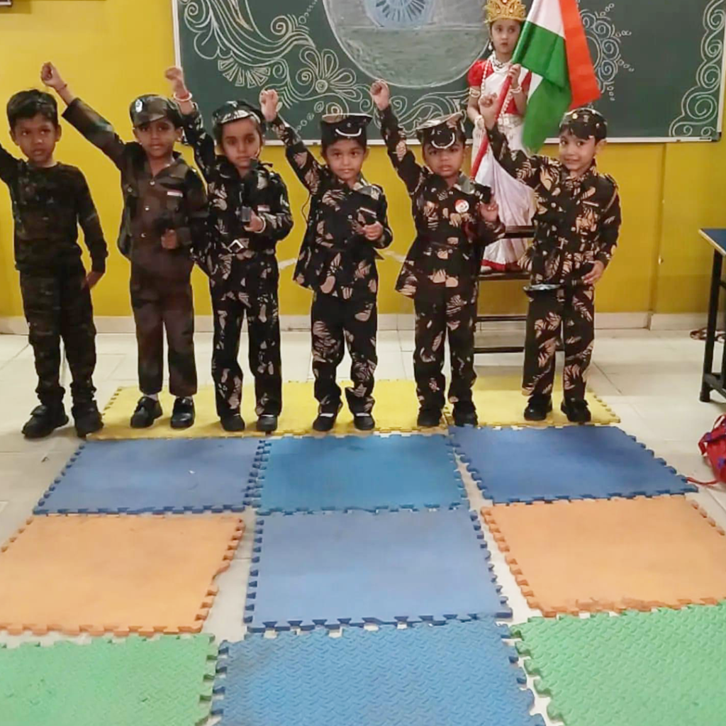 Children dressed